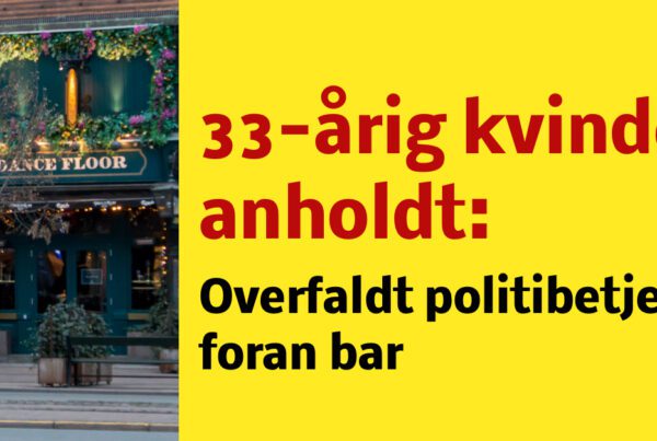 33-årig kvinde overfaldt politibetjent på bar