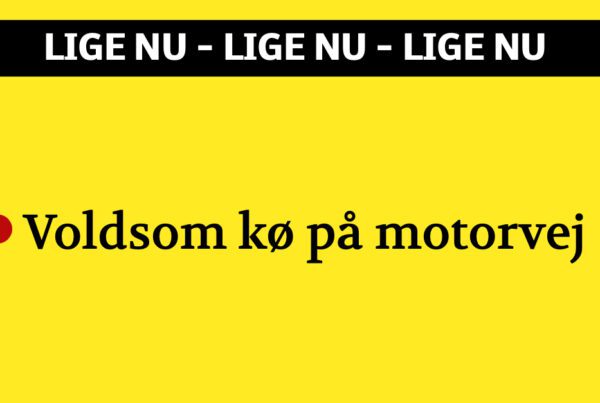 LIGE NU: Kæmpe kø på motorvej efter uheld