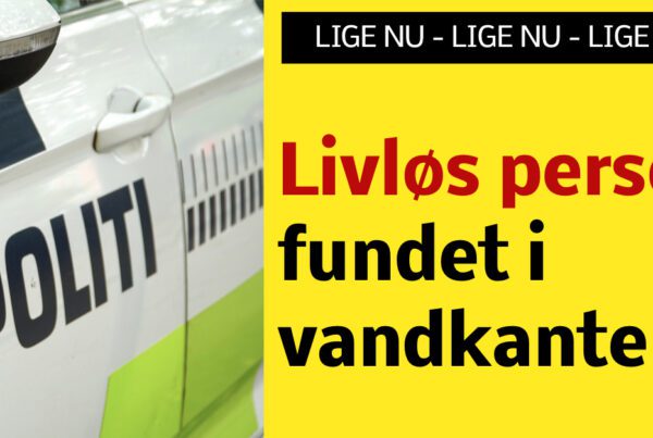 LIGE NU: Livløs person fundet i vandkanten