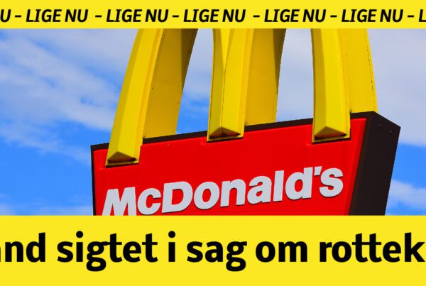 LIGE NU: Mand sigtet for rottekast på McDonald's