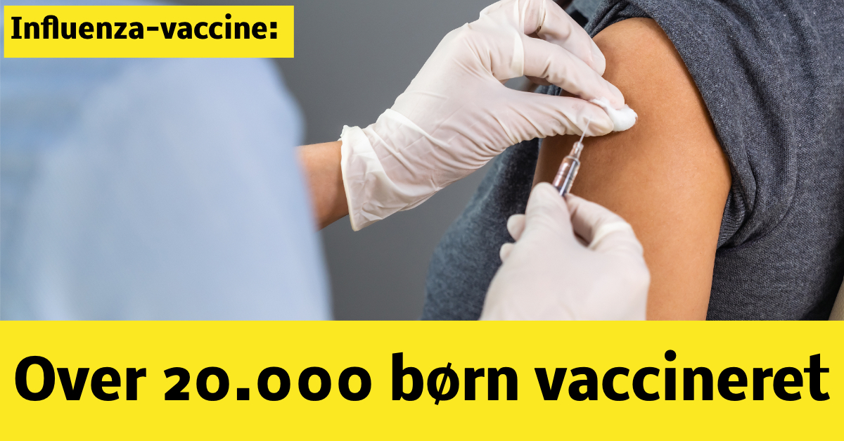 Over 20.000 børn vaccineret mod influenza