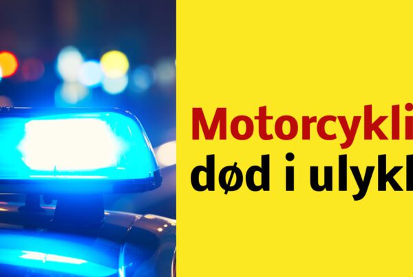 Mand i 60'erne død i motorcykelulykke