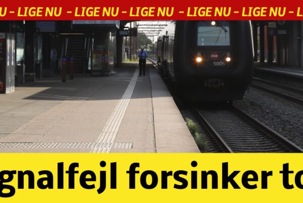 LIGE NU: Signalfejl forsinker tog