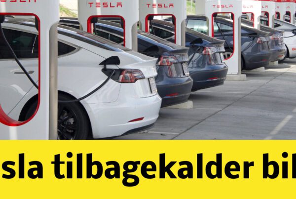 LIGE NU: Tesla tilbagekalder biler