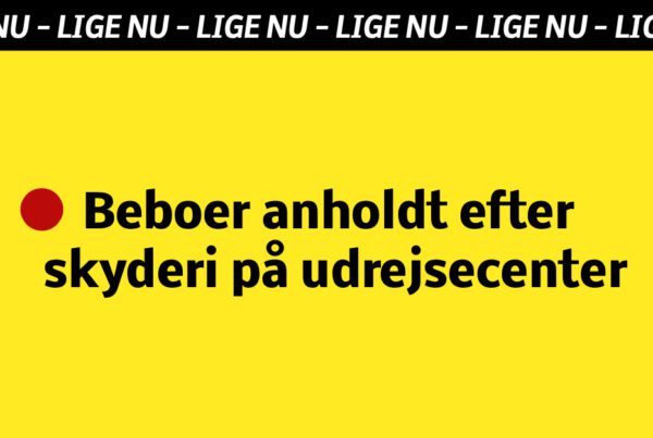 Beboer anholdt efter skyderi på udrejsecenter