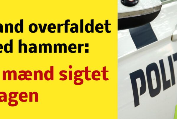 Mand overfaldet med hammer: To mænd sigtet i sagen