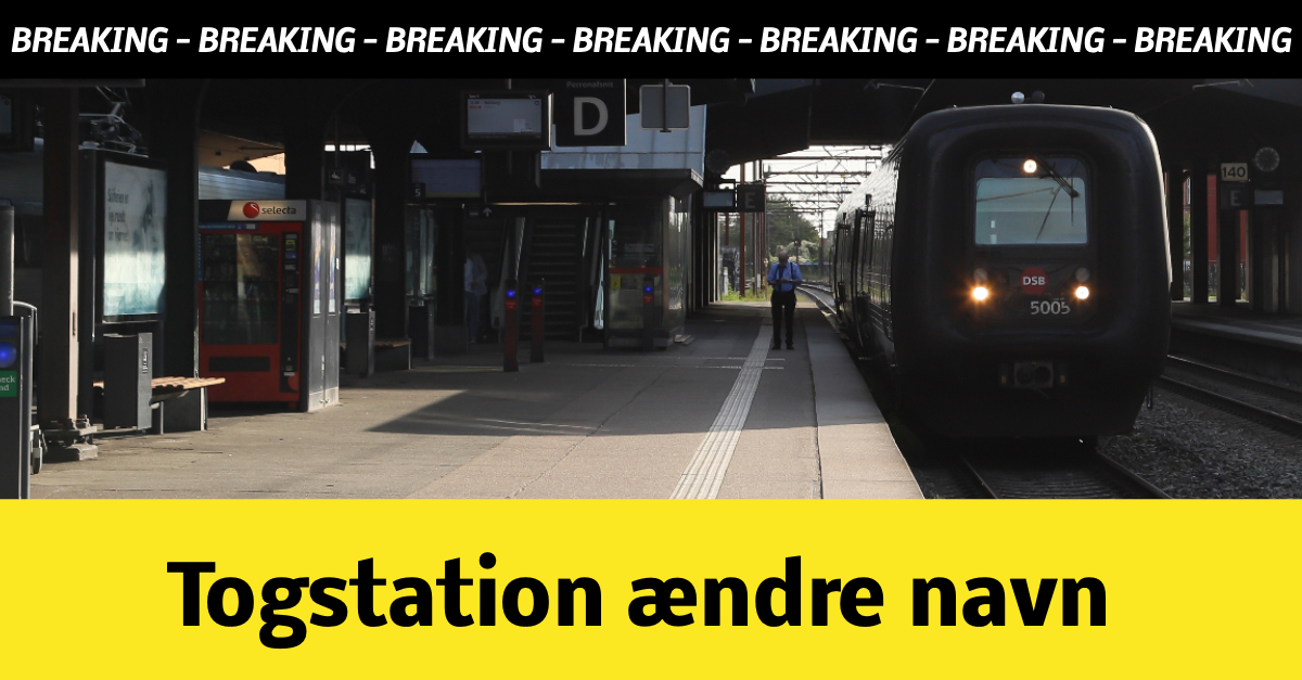 BREAKING: Togstation ændre navn