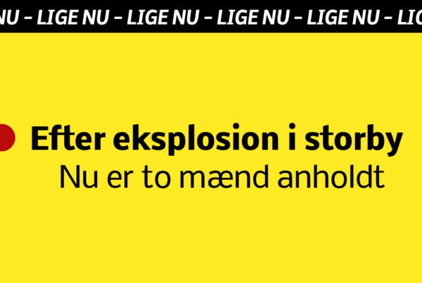 Efter eksplosion i storby: Nu er to mænd anholdt