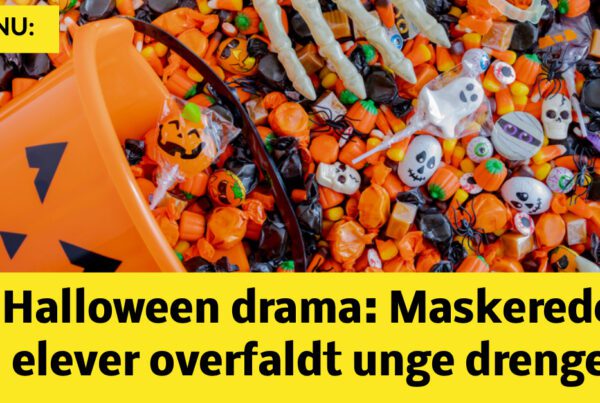 Halloween drama: Maskerede elever overfaldt unge drenge
