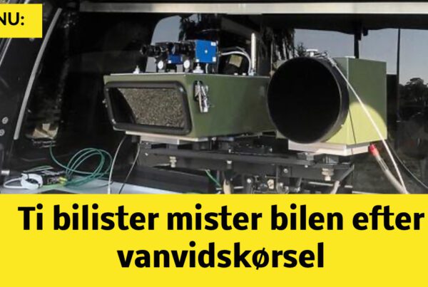 POLITI: Ti bilister mister bilen efter vanvidskørsel