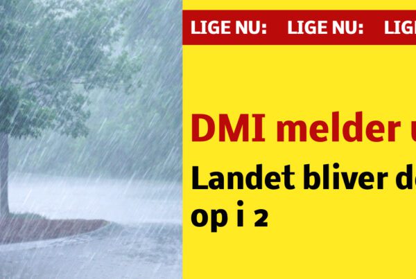 DMI melder ud: Landet bliver delt op i 2