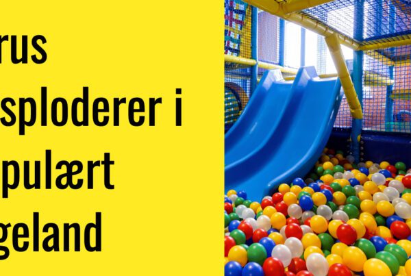 Virus eksploderer i populært legeland