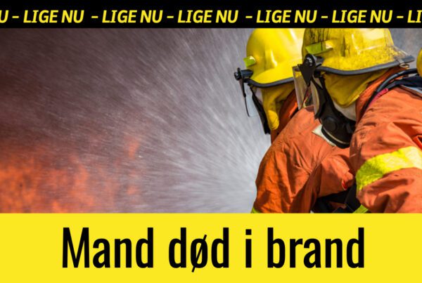 BREAKING: Mand død i brand