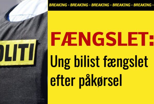 Ung bilist fængslet efter påkørsel