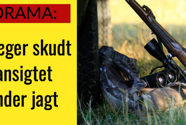 DRAMA: Jæger skudt i ansigtet under jagt