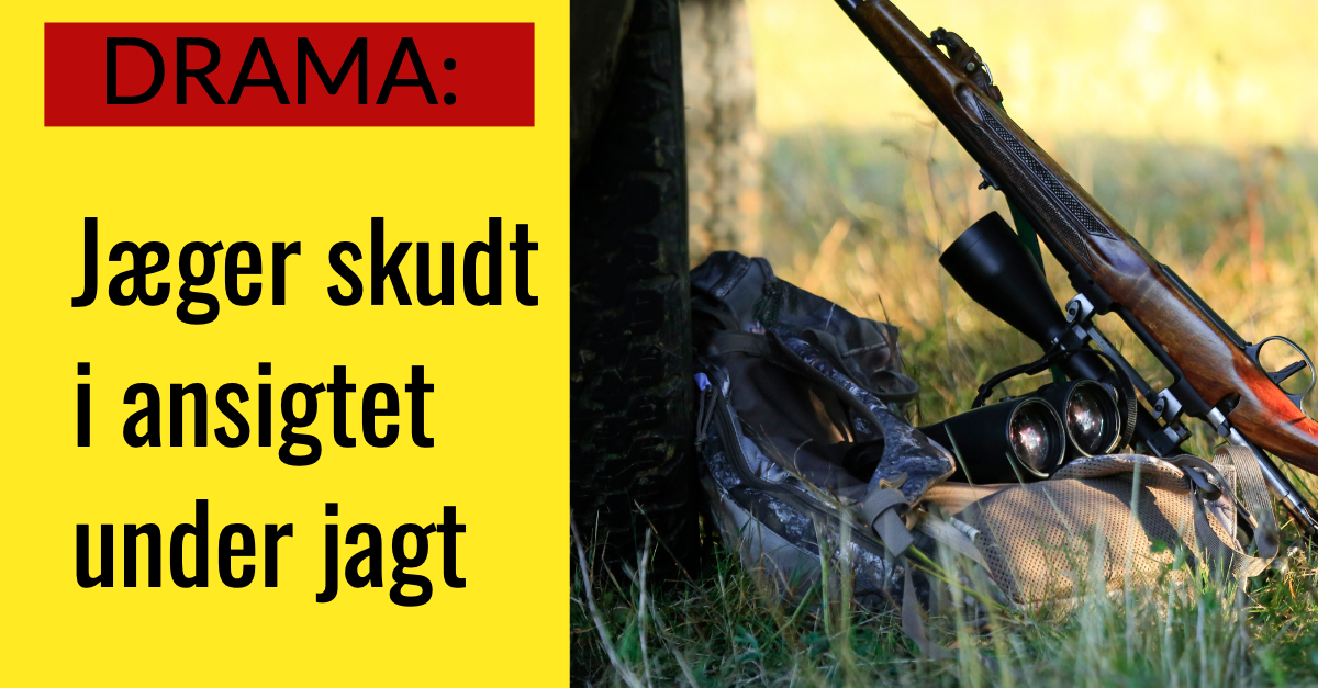 DRAMA: Jæger skudt i ansigtet under jagt