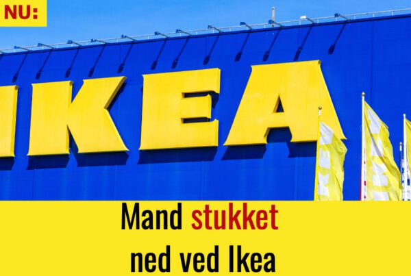 Mand stukket med skruetrækker ved IKEA
