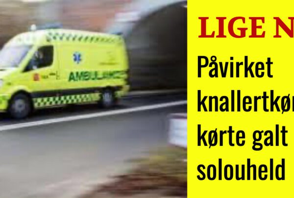 Påvirket knallertkører kørte galt i solouheld