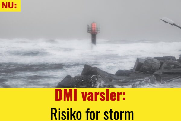 DMI varsler: Risiko for storm