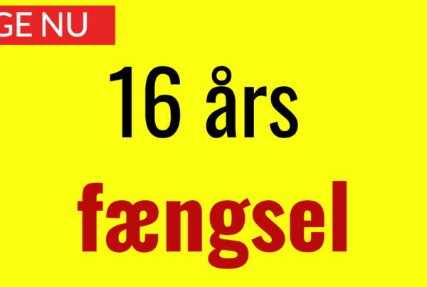 LIGE NU: 16 års fængsel