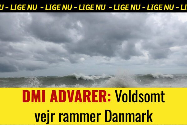 DMI ADVARER: Voldsomt vejr rammer Danmark