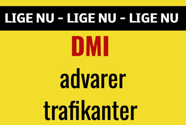 DMI advarer trafikanter