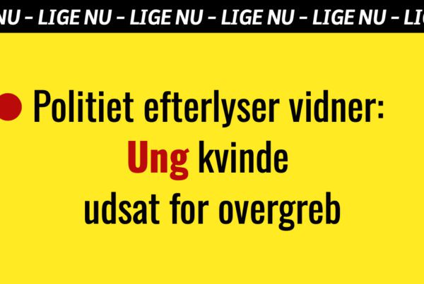 Politiet efterlyser vidner: Ung kvinde udsat for overgreb