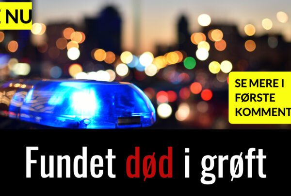 BREAKING: Fundet død i grøft