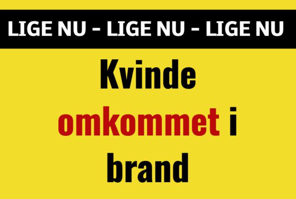 Kvinde omkommet i brand