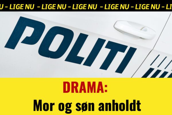 DRAMA: Mor og søn anholdt