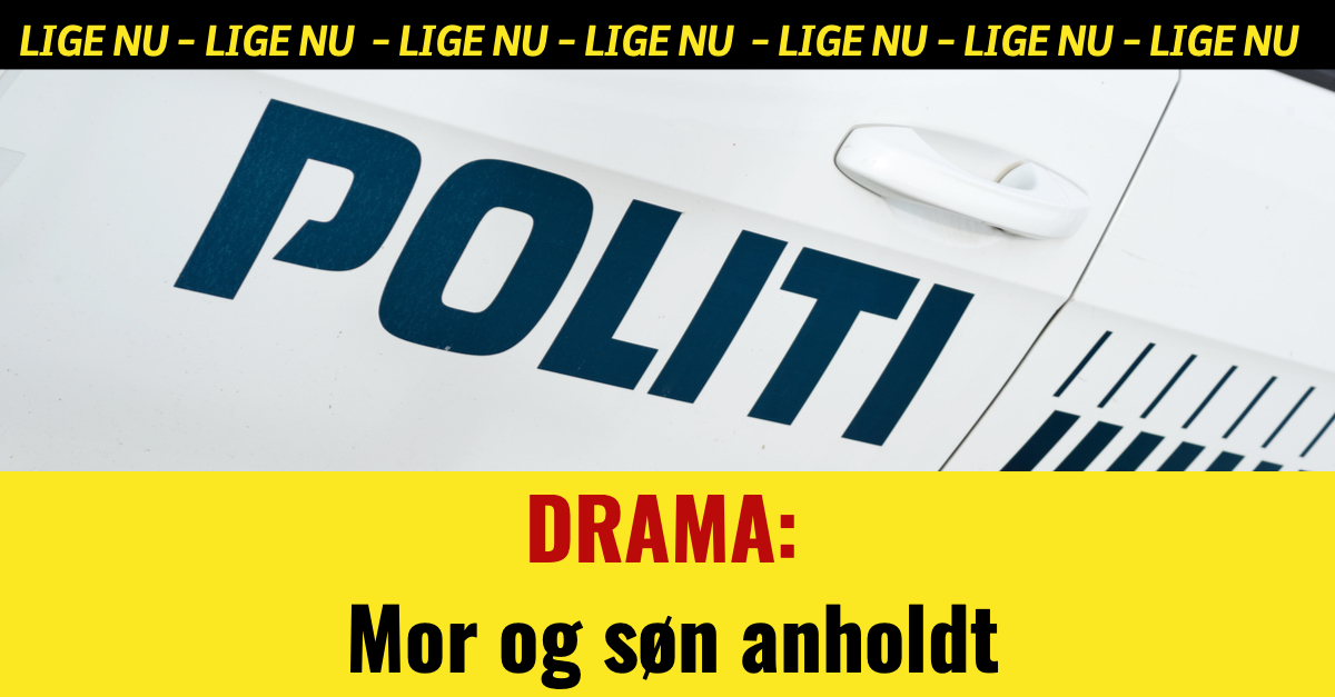 DRAMA: Mor og søn anholdt