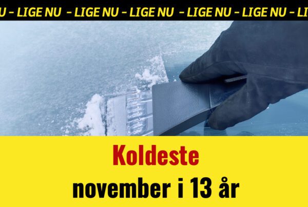 Koldeste november i 13 år