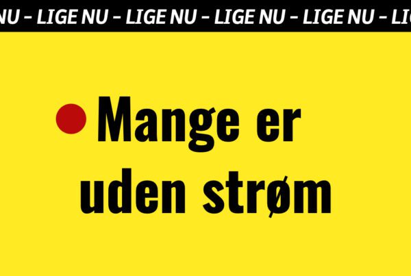 BREAKING: Mange er uden strøm