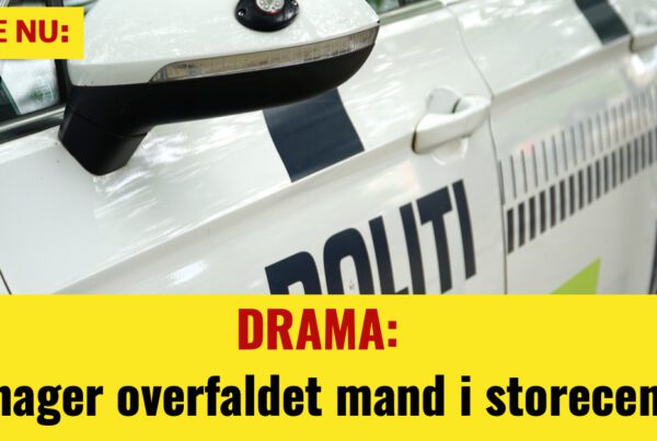 DRAMA: Teenager overfaldet mand i storecenter