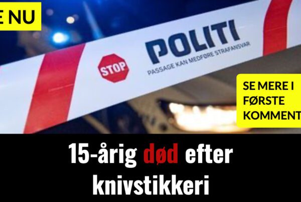 15-årig død efter knivstikkeri