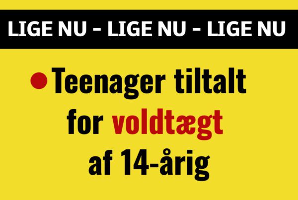 Teenager tiltalt for voldtægt af 14-årig