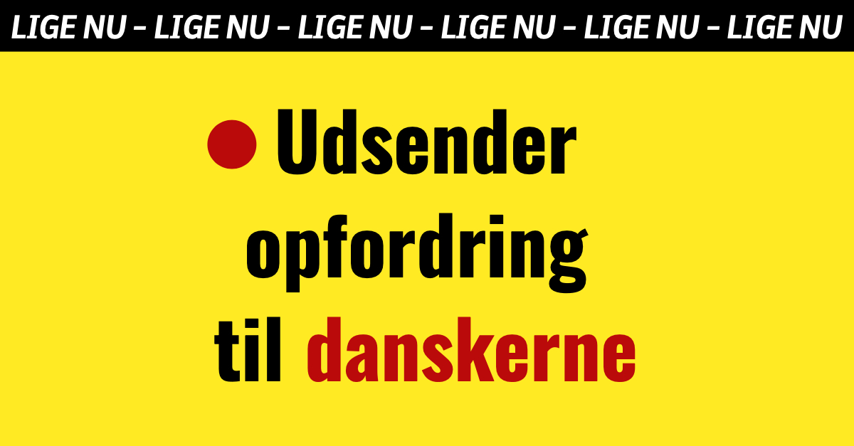 DMI udsender advarsel til ALLE danskere