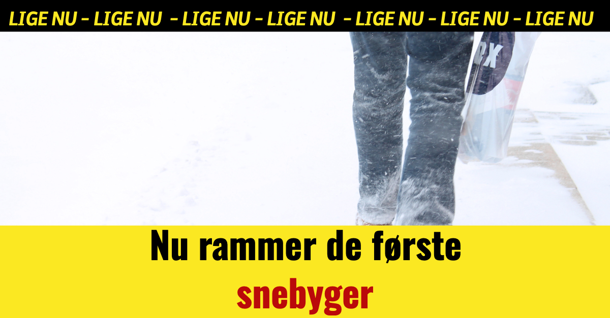 Nu rammer de første snebyger