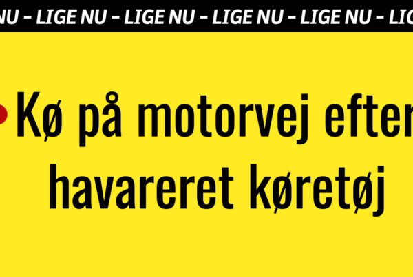 LIGE NU: Kø på motorvej efter havareret køretøj