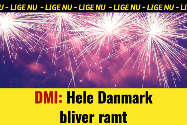 DMI: Hele Danmark bliver ramt