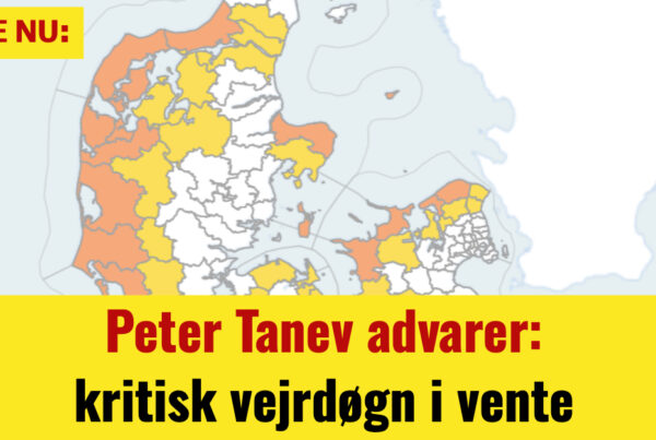 Peter Tanev advarer: kritisk vejrdøgn i vente