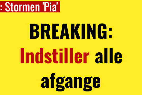 BREAKING: Indstiller alle afgange