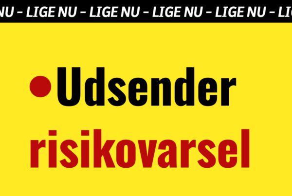 LIGE NU: Udsender risikovarsel