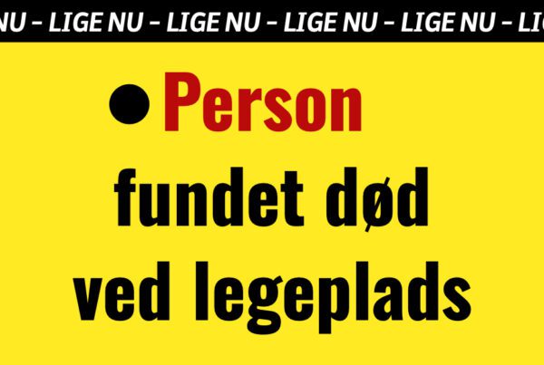 Person fundet død ved legeplads