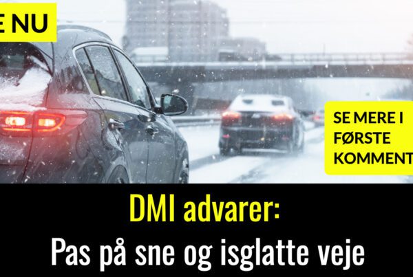 DMI advarer: Pas på sne og isglatte veje