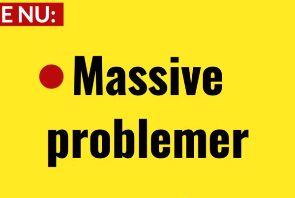 LIGE NU: Massive problemer