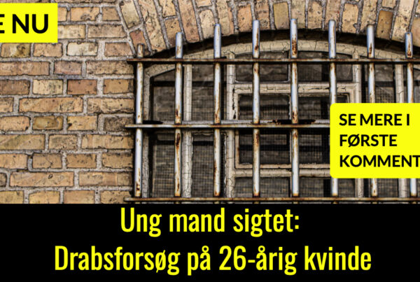 Ung mand sigtet: Drabsforsøg på 26-årig kvinde