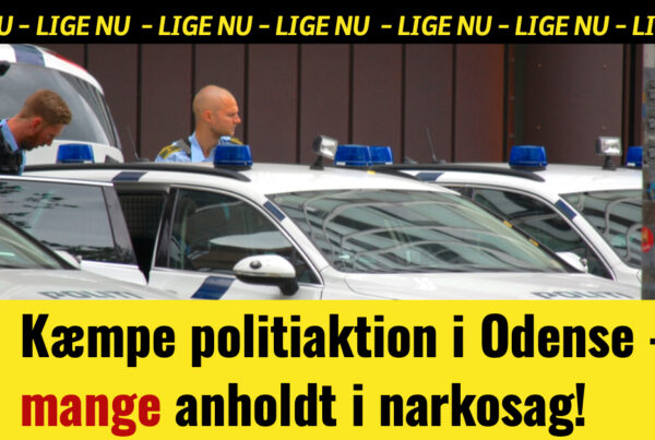 Kæmpe politiaktion i Odense - mange anholdt i narkosag!