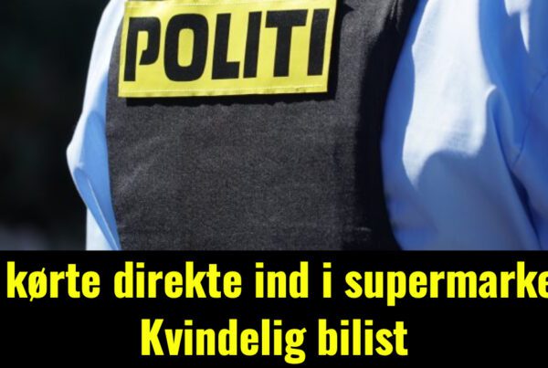 Bil kørte direkte ind i supermarked: Kvindelig bilist