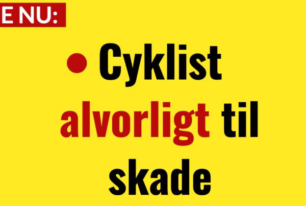 Cyklist alvorligt til skade